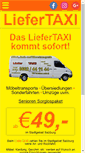 Mobile Screenshot of liefertaxi.at